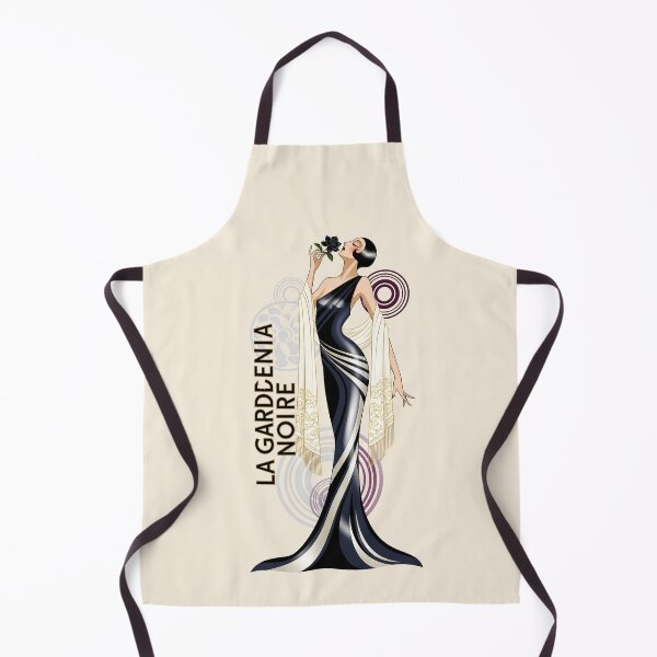 Item preview, After Erté - LA GARDENIA NOIRE (The Black Gardenia) designed and sold by elektronen.