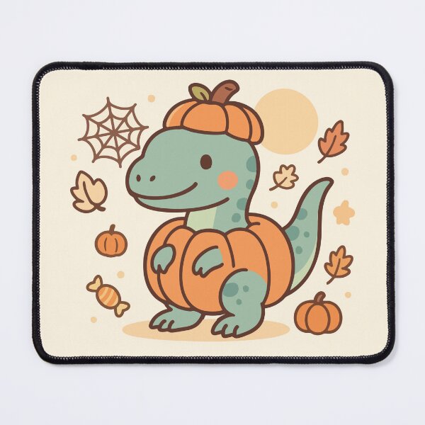 Item preview, Spooky Cute Dino Pumpkins (Velociraptor) designed and sold by RHADMAS.