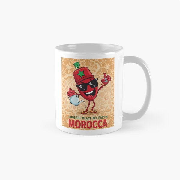 Item preview, Coolest Place on Earth Morocco Funny Cartoon Design designed and sold by ZYNORAworld.