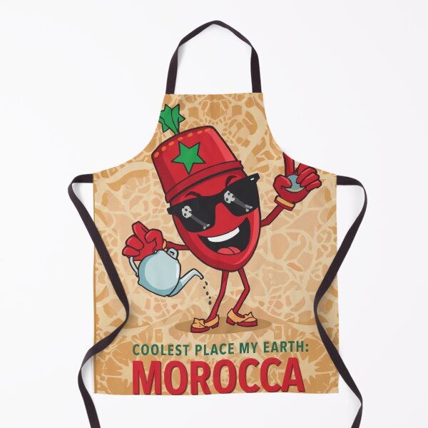 Item preview, Coolest Place on Earth Morocco Funny Cartoon Design designed and sold by ZYNORAworld.