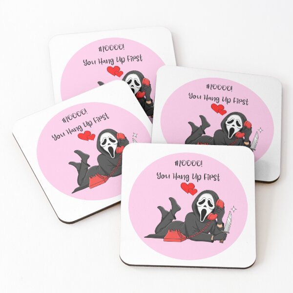 Item preview, Ghostface "Nooo! You Hang Up First" Valentine's Day Horror | Scream Movie Fan Art designed and sold by MiraDesignCo.