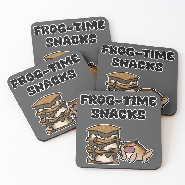 Item preview, FROG-TIME SNACKS: Wood Frog and Smores designed and sold by PuppysShirts.