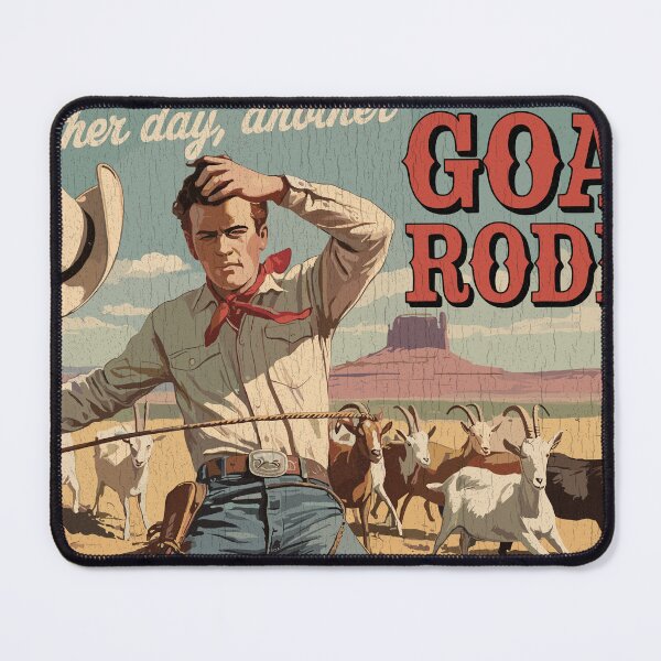 Item preview, Another Day Another Goat Rodeo designed and sold by Taos Hum Mercantile .