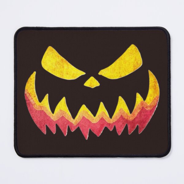 Item preview, Fiery Grin Pumpkin Face designed and sold by LuckyLunaBoutique.