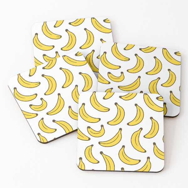Item preview, Kawaii Seamless Banana Fruit Pattern designed and sold by SassyArtistry.