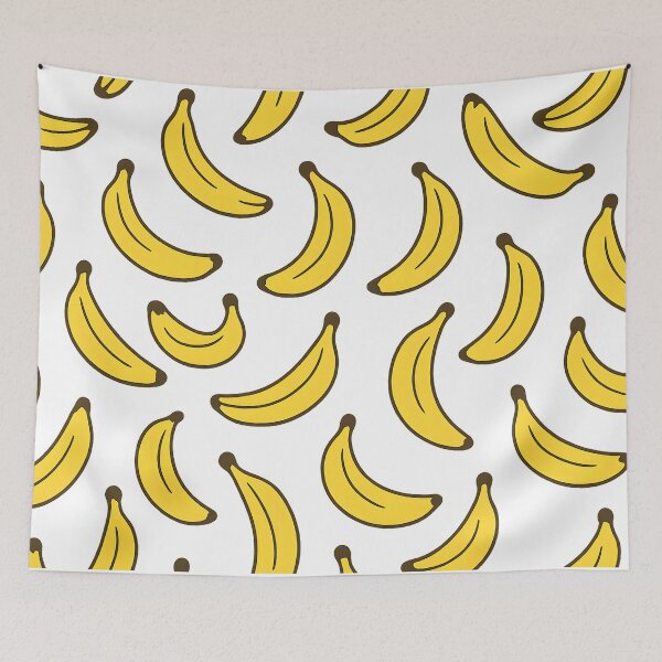 Item preview, Kawaii Seamless Banana Fruit Pattern designed and sold by SassyArtistry.
