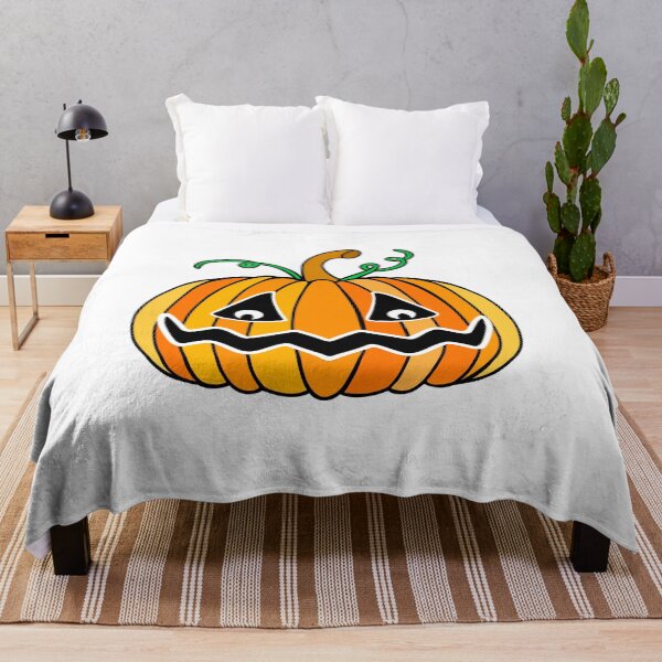 Item preview, Creepy Halloween Pumpkin Jack O Lantern designed and sold by Sartoris Art.