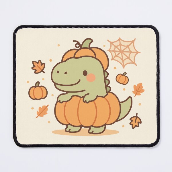 Item preview, Spooky Cute Dino Pumpkins (T-Rex) designed and sold by RHADMAS.