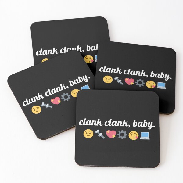 Item preview, Clank Clank, Baby - Emoji Tee designed and sold by The Syntax Corner.