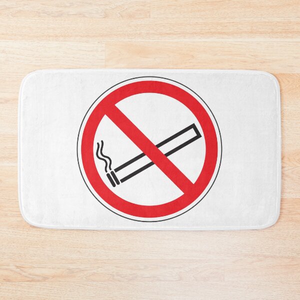 Item preview, No Smoking Sign, Circular Signage according to the Évin Law for Risk Prevention designed and sold by Panneaux et signalisations - NPOITEVIN.