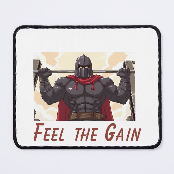Item preview, Feel the Gain – Dark Warrior Gym Design designed and sold by Replife.