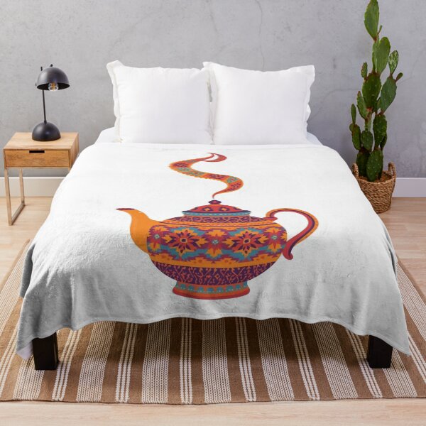 Item preview, Moroccan Tea Pot Colorful Traditional Pattern Design designed and sold by ZYNORAworld.