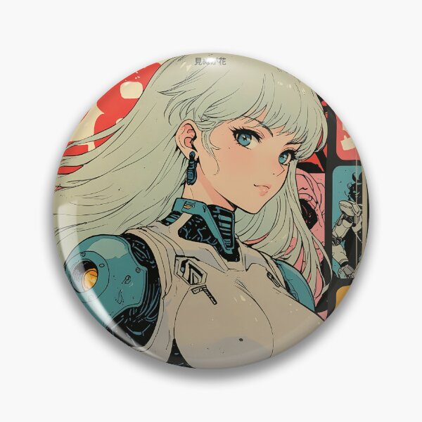 Item preview, Cyborg anime girl at street designed and sold by BOZGO.