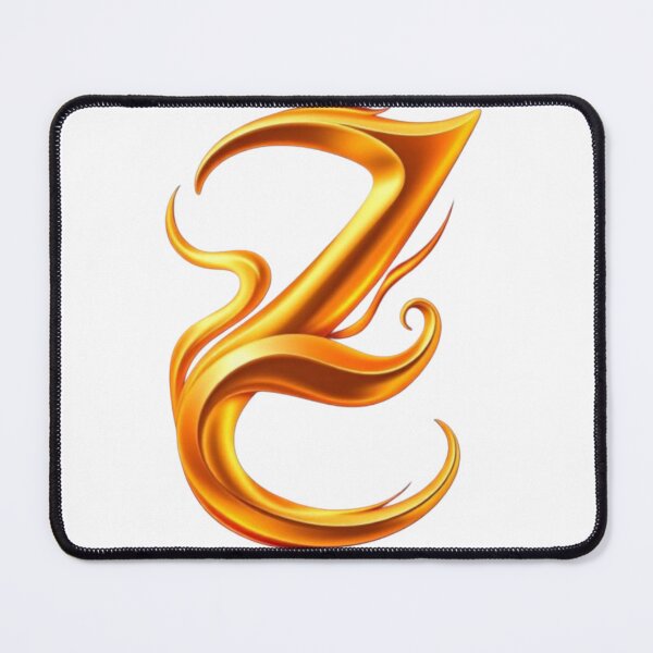 Item preview, Golden Flame Letter Z – Luxury 3D Alphabet Design designed and sold by 1TruthMatrix.