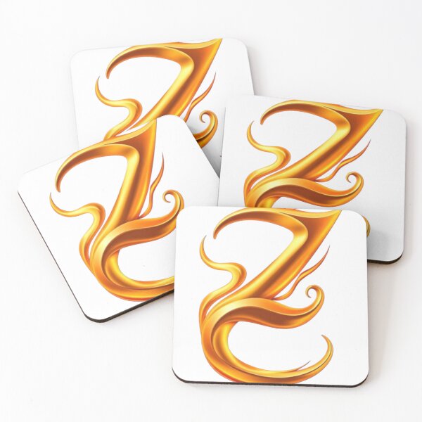 Item preview, Golden Flame Letter Z – Luxury 3D Alphabet Design designed and sold by 1TruthMatrix.