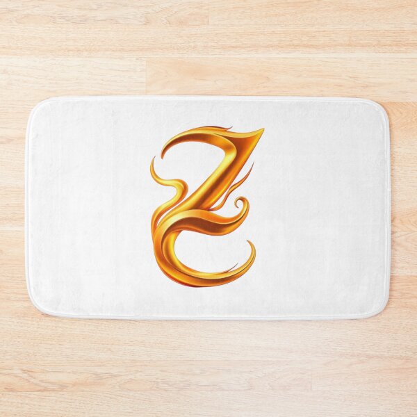 Item preview, Golden Flame Letter Z – Luxury 3D Alphabet Design designed and sold by 1TruthMatrix.
