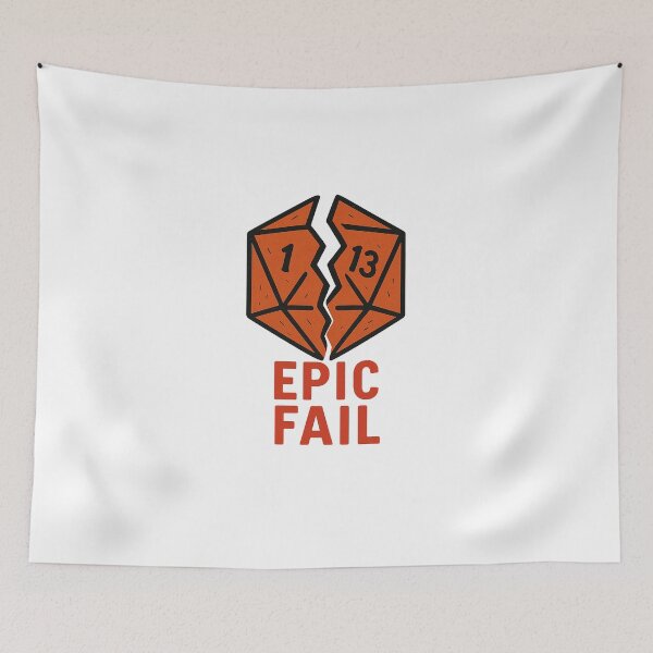 Item preview, Dungeon Epic Fail DnD – Embrace the Fumble designed and sold by MitikoStore.