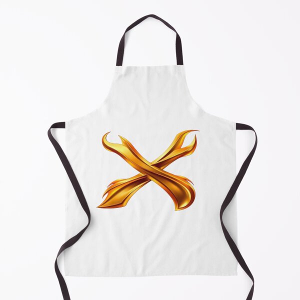 Item preview, Golden Flame Letter X – Luxury 3D Alphabet Design designed and sold by 1TruthMatrix.