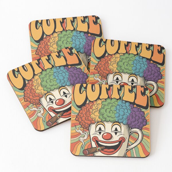 Item preview, Vintage coffee clown 70's designed and sold by Too Kool Designing .