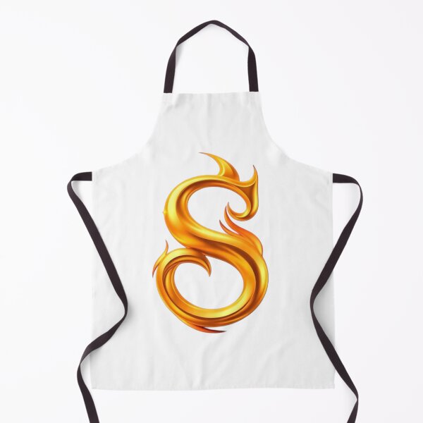 Item preview, Golden Flame Letter S – Luxury 3D Alphabet Design designed and sold by 1TruthMatrix.