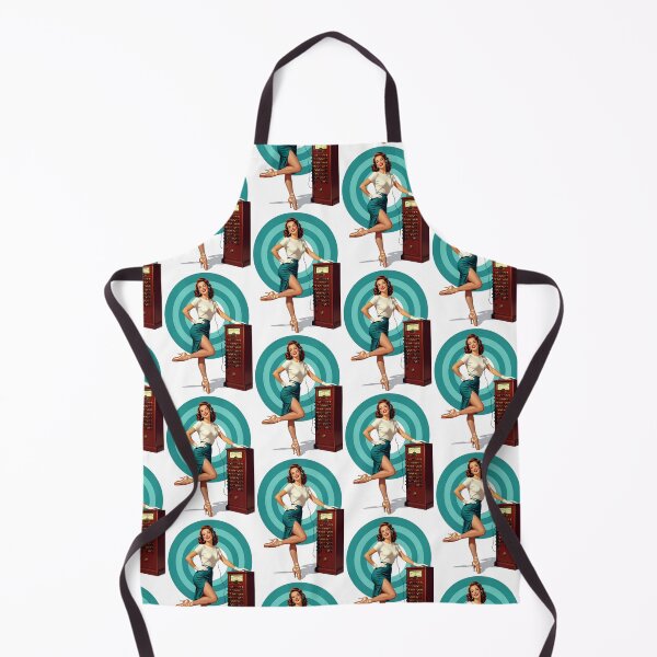Item preview, Retro Pinup Switchboard Operator – 1940s George Petty Style designed and sold by Lightning-Lace.