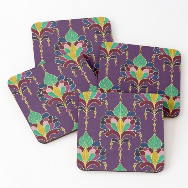 Item preview, Colorful Bohemian Glam Jewelry on Dark Purple designed and sold by DuckyRubin.