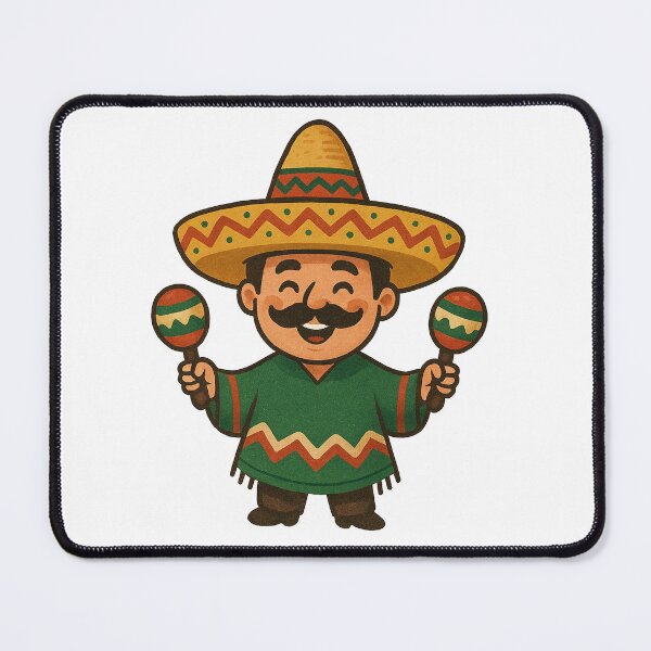 Item preview, Cute Mexican Independence Day Character designed and sold by kidcartoon.
