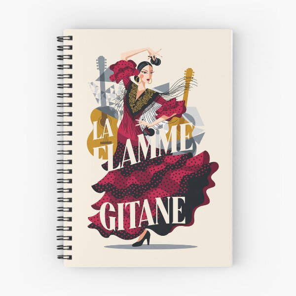 Item preview, After Erté - LA FLAMME GITANE (The Gypsy Flame) V2 designed and sold by elektronen.