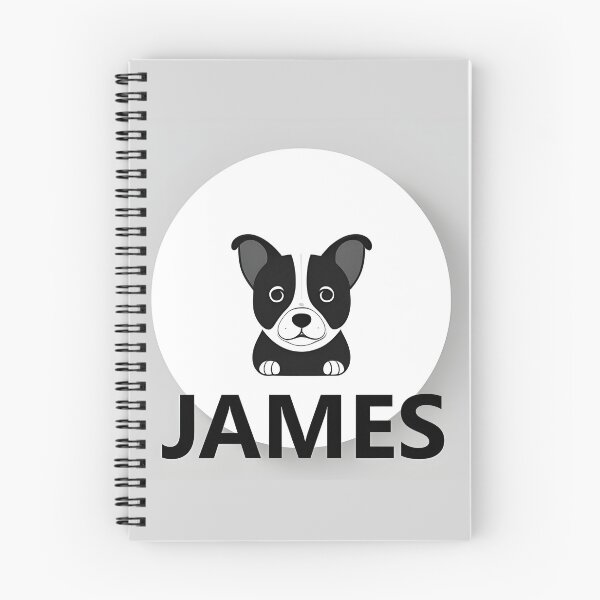 Item preview, "JAMES" dog/puppy design personalization designed and sold by ThePaintingRat.