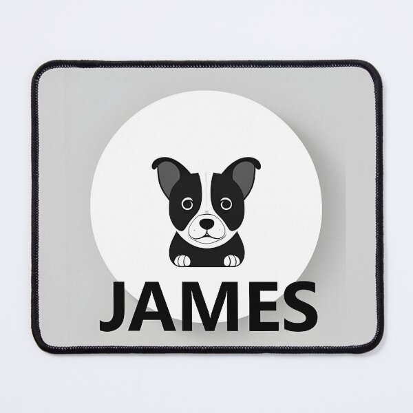 Item preview, "JAMES" dog/puppy design personalization designed and sold by ThePaintingRat.