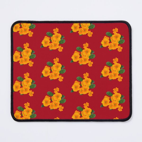 Item preview, Primrose Posy on warm Red designed and sold by TerryFarrow4.
