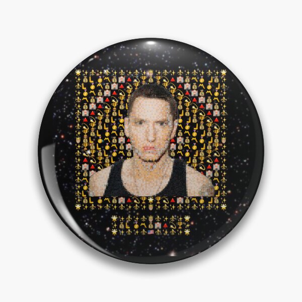 Item preview, Emojified Rap god – Shady-Inspired Tribute to a Lyricist Legend | Slim-Inspired Emoji Grid Art for Rap Culture Fans designed and sold by Emoji Emblems.