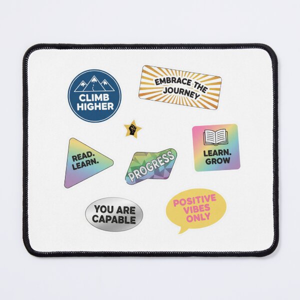 Item preview, Climb Higher - Motivational Sticker Pack designed and sold by Owcomm.