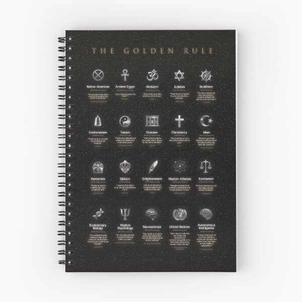 Item preview, The Golden Rule (Starry Black background!) designed and sold by Pablo Carlos Budassi.