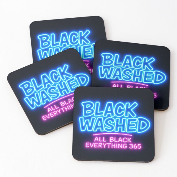 Item preview, Black Washed, All Black Everything 365 Black Affirmation Quote designed and sold by Item Geeks.