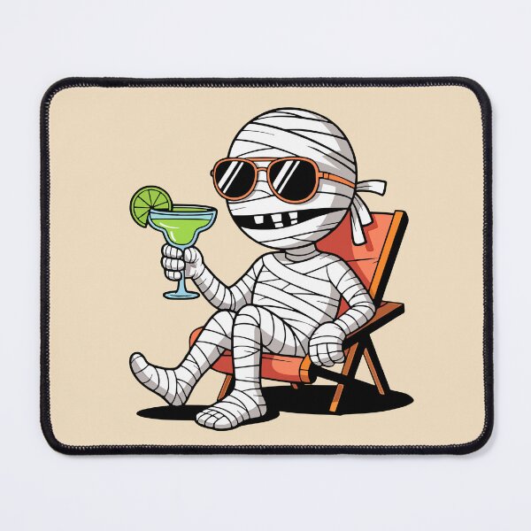 Item preview, Mummy on Beach - Halloween Fun designed and sold by VibrArtco.