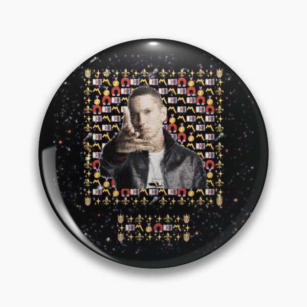 Item preview, Emojified Energy – Lyric-Driven Tribute to a Rap Icon | Emin-Inspired Grid Art | Digital Portrait of Raw Expression designed and sold by Emoji Emblems.