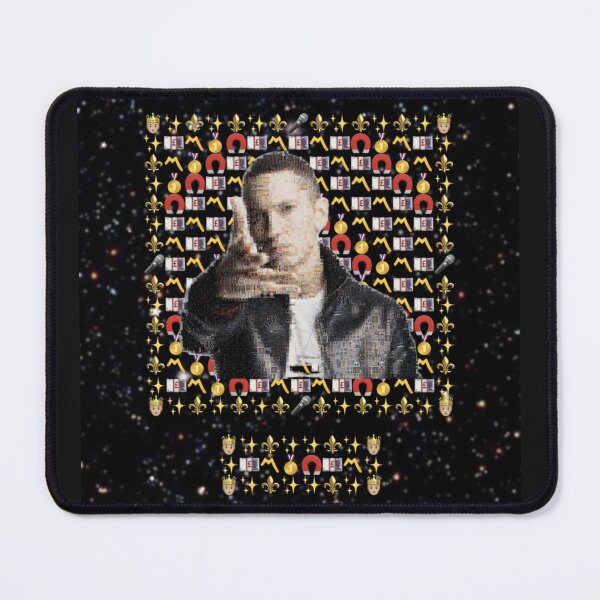 Item preview, Emojified Energy – Lyric-Driven Tribute to a Rap Icon | Emin-Inspired Grid Art | Digital Portrait of Raw Expression designed and sold by Emoji Emblems.