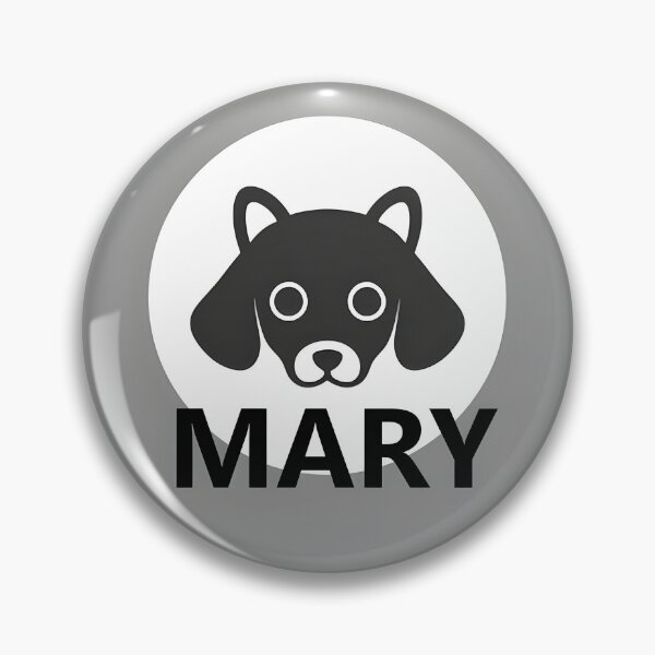 Item preview, "MARY" personalized dog/puppy design designed and sold by ThePaintingRat.
