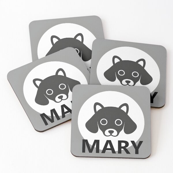 Item preview, "MARY" personalized dog/puppy design designed and sold by ThePaintingRat.