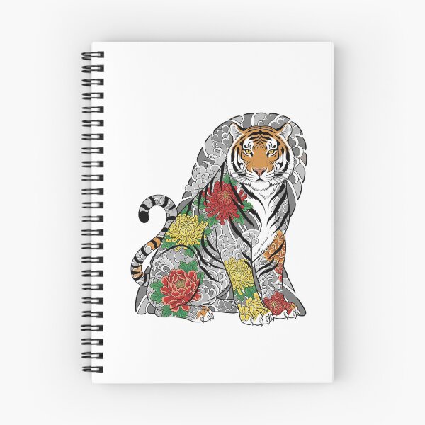 Item preview, Fierce Irezumi Tattooed Tiger Art designed and sold by Apex Designs.