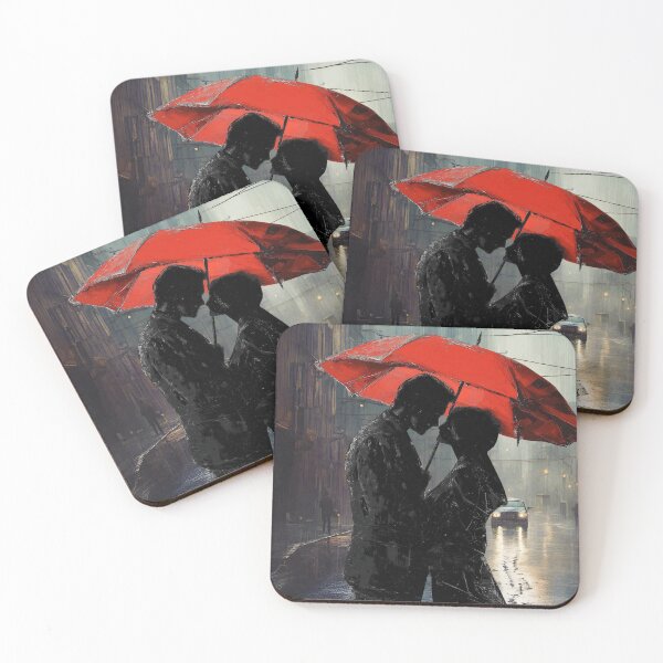 Item preview, RED UMBRELLA REFUGE designed and sold by Tammera.