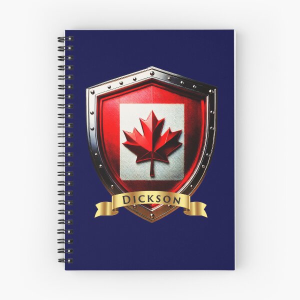 Item preview, Dickson Family Canada Shield, Maple Leaf Heraldry Crest designed and sold by Highlandkings.