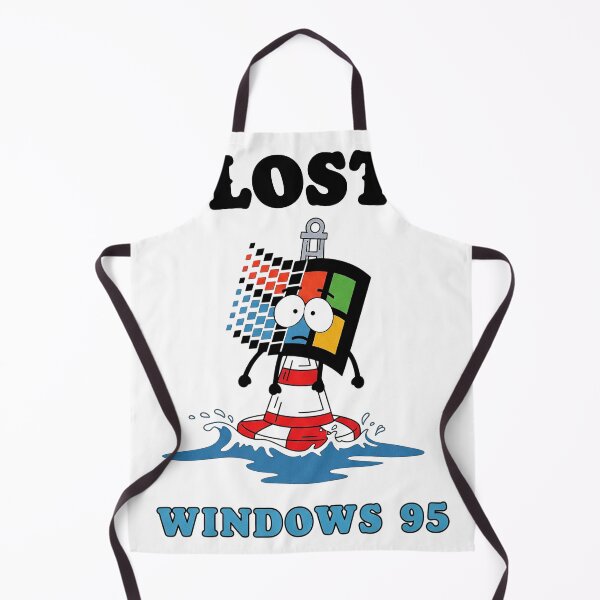 Item preview, Lost Windows 95 - Retro Tech Parody designed and sold by Drip stamp.