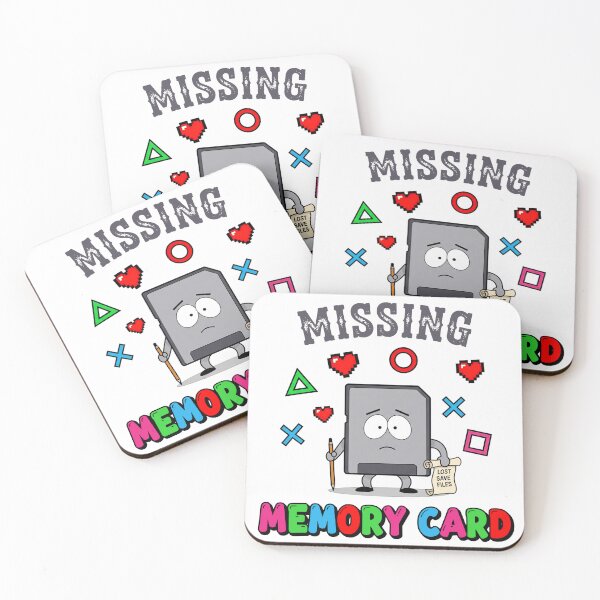 Item preview, Missing PS1 Memory Card - Retro Gaming designed and sold by Drip stamp.