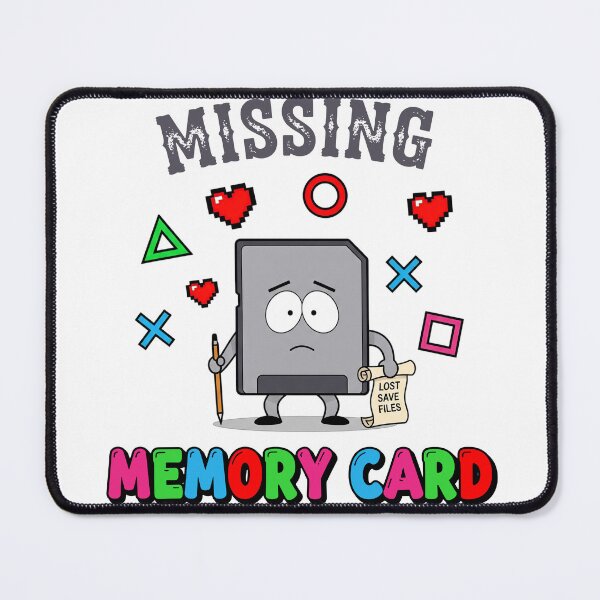 Item preview, Missing PS1 Memory Card - Retro Gaming designed and sold by Drip stamp.
