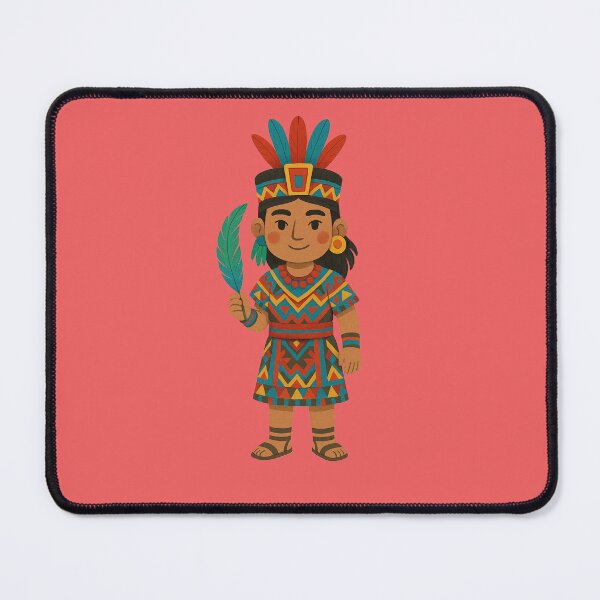 Item preview, Día de la Cultura Guatemala Mayan-Inspired Character designed and sold by kidcartoon.