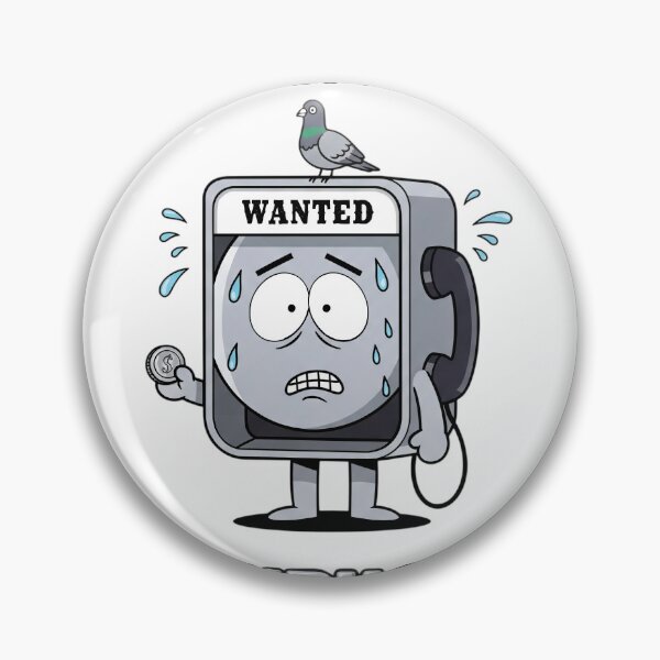 Item preview, Wanted: Payphone - Retro 90s Parody designed and sold by Drip stamp.