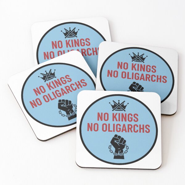 Item preview, No Kings No Oligarchs designed and sold by Owcomm.