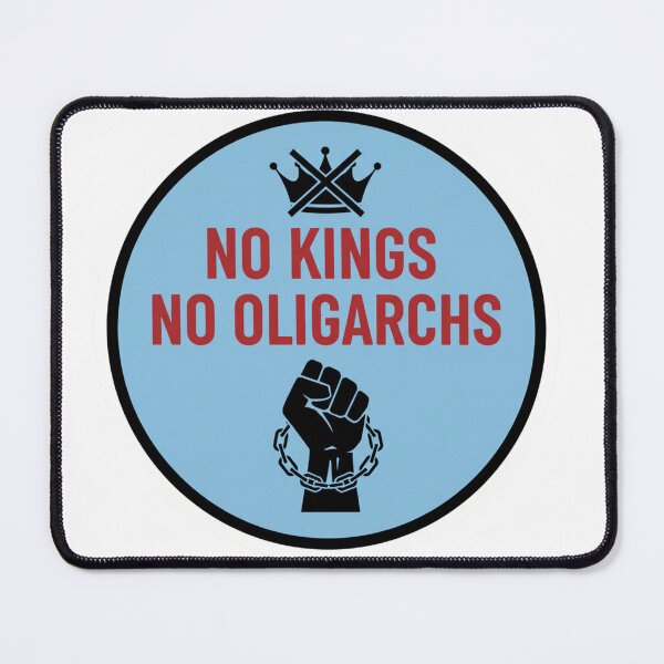Item preview, No Kings No Oligarchs designed and sold by Owcomm.